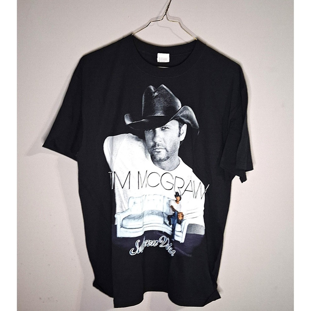 Tim McGraw Southern Voice 2010 Tour Double Sided T Shirt Men's XL Anvil